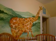 Baby's room mural.  Client: Knueppel